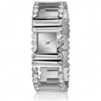 OROLOGIO BRACCIALE CON SWAROVSKI E QUADRANTE SATINATO